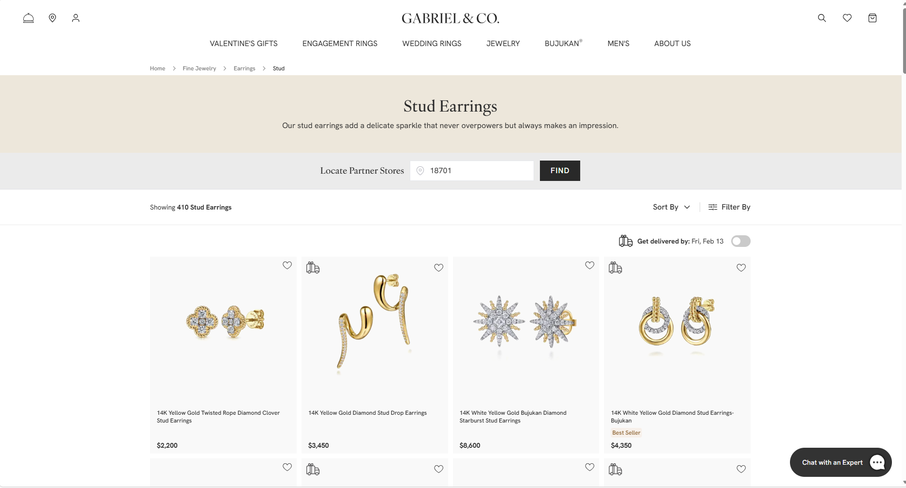 Diamond Fashion Earrings